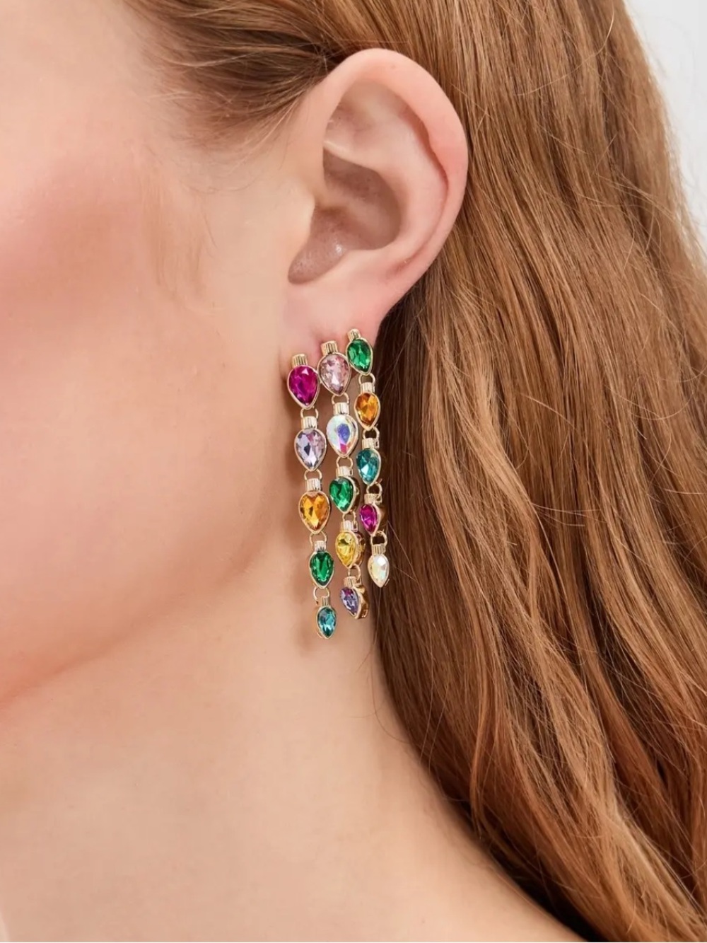 BAUBLEBAR Multi Lights String Drop Earrings